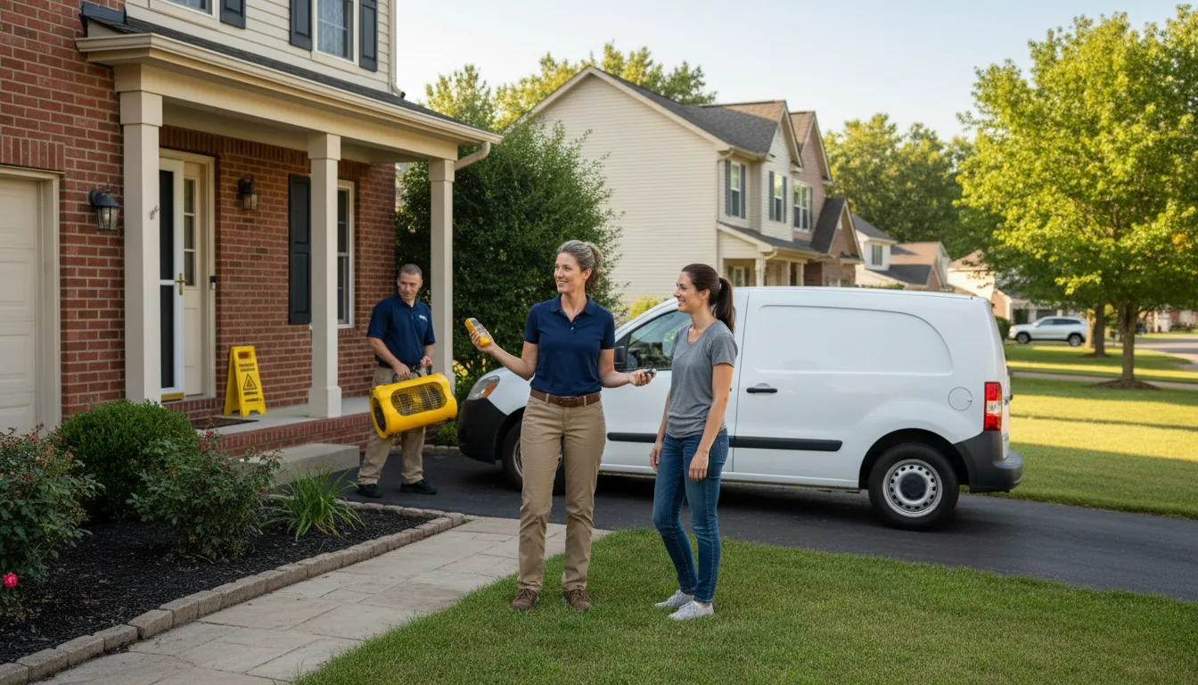 Residential water damage restoration in Paonia, CO